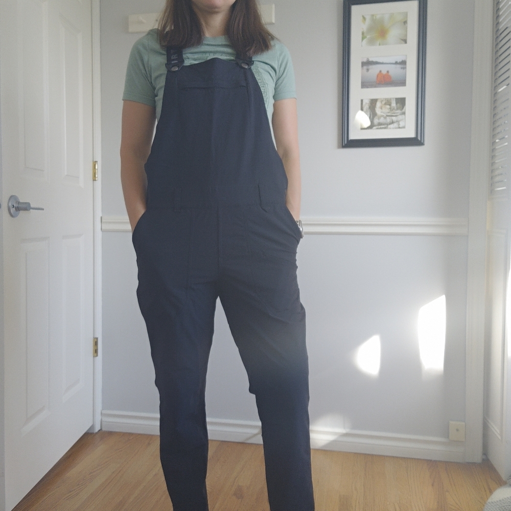 M Burton Black Overalls